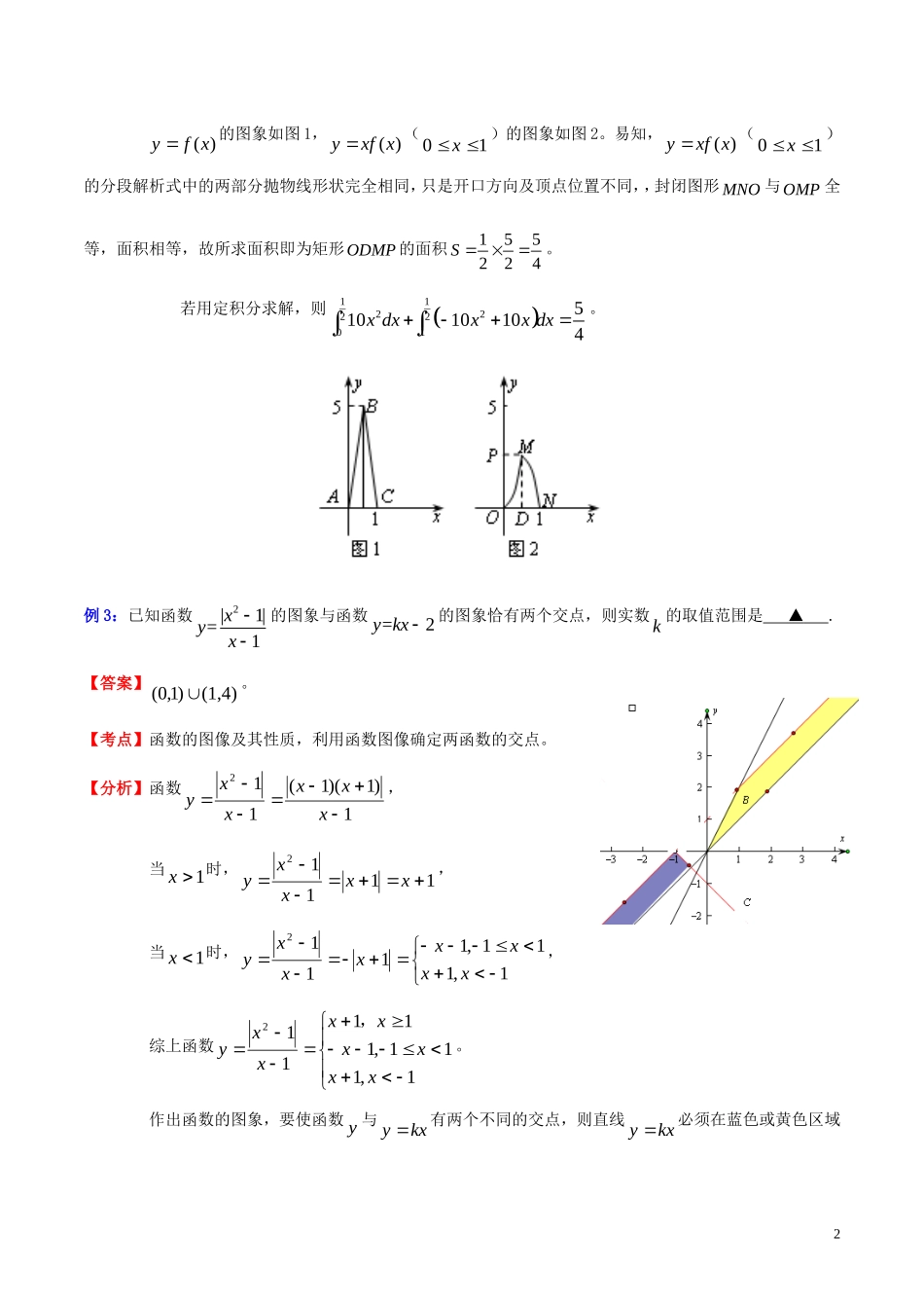 高三数学 名校尖子生培优专题系列 填空题训练3 图象解析法教案 新人教A版-新人教A版高三全册数学教案_第2页