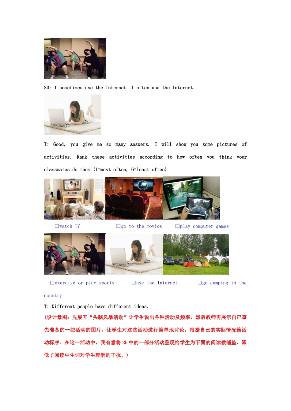 Unit 2 第5课时Section B(2a-2e)_第2页