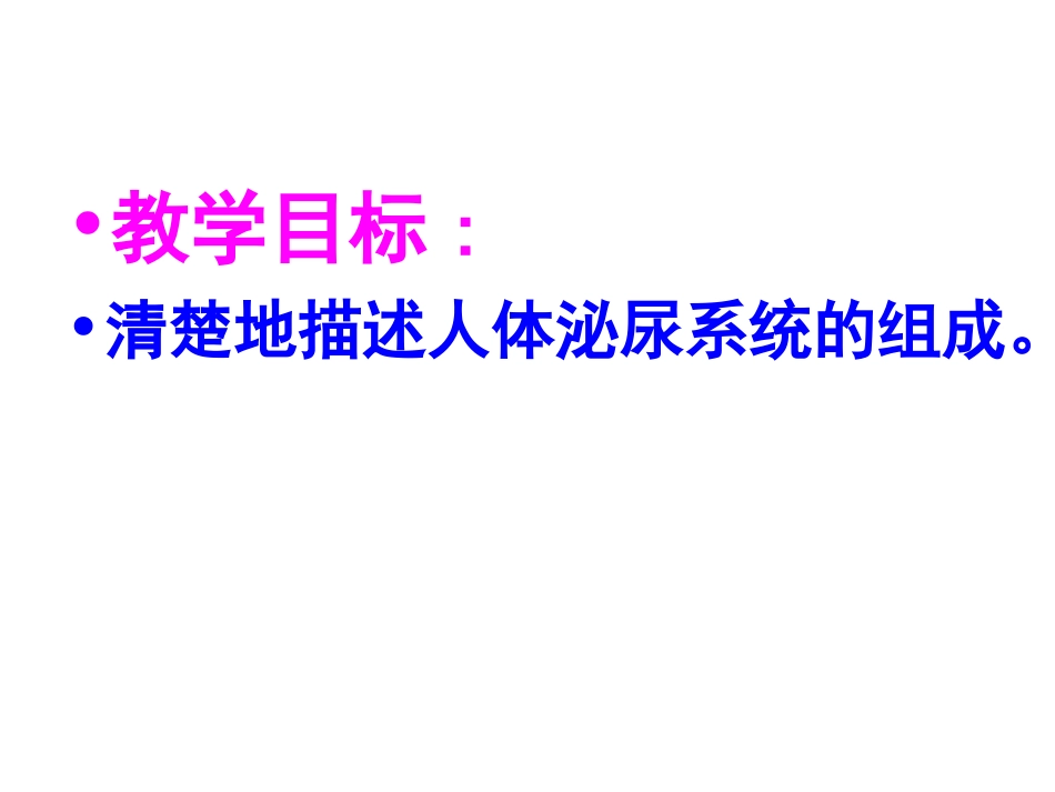 人体内废物的排出第一课时_第2页
