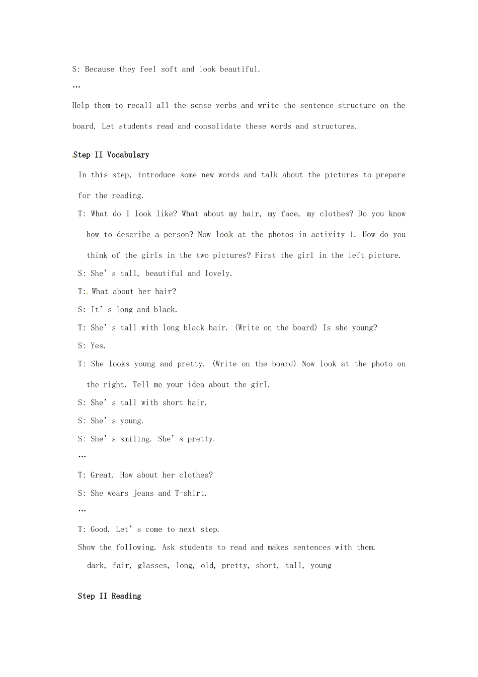 八年级英语上册 Module 7 Unit 2 I feel nervous when I speak Chinese教案 外研版_第2页
