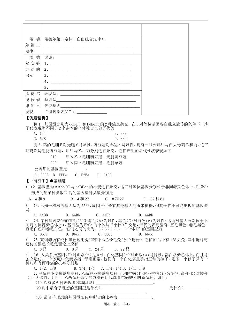 1.2孟德尔豌豆杂交实验二04_第2页