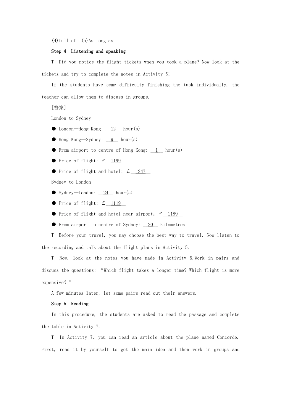 九年级英语下册 Module 1 Travel Unit 3 Language in use教案 （新版）外研版-（新版）外研版初中九年级下册英语教案_第2页