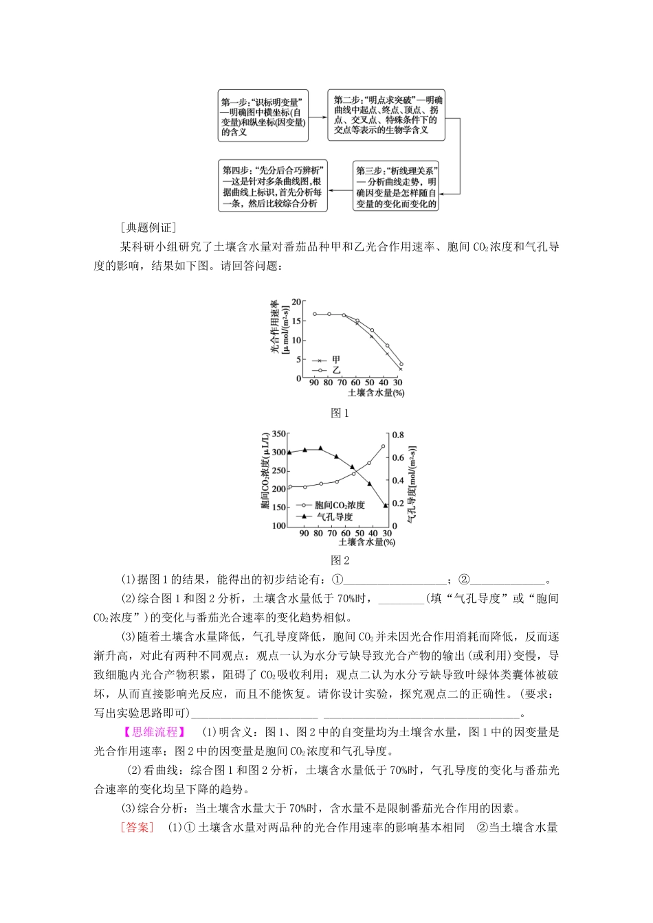 （山东专用）2021高考生物二轮复习 第2部分 专项1 热点题型 分类解读学案-人教版高三全册生物学案_第3页