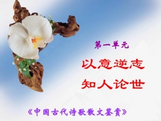 以意逆志知人论世