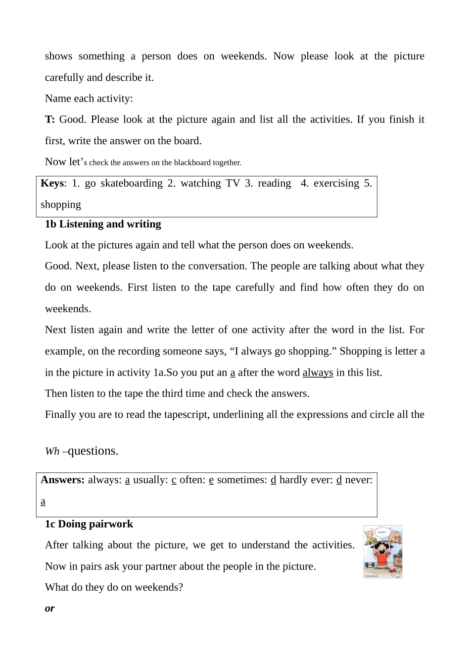 八年级英语Unit1 Section A新课标 人教版_第3页