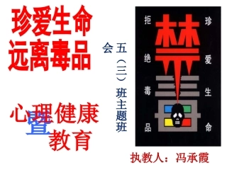 珍爱生命、拒绝毒品完整版PPT