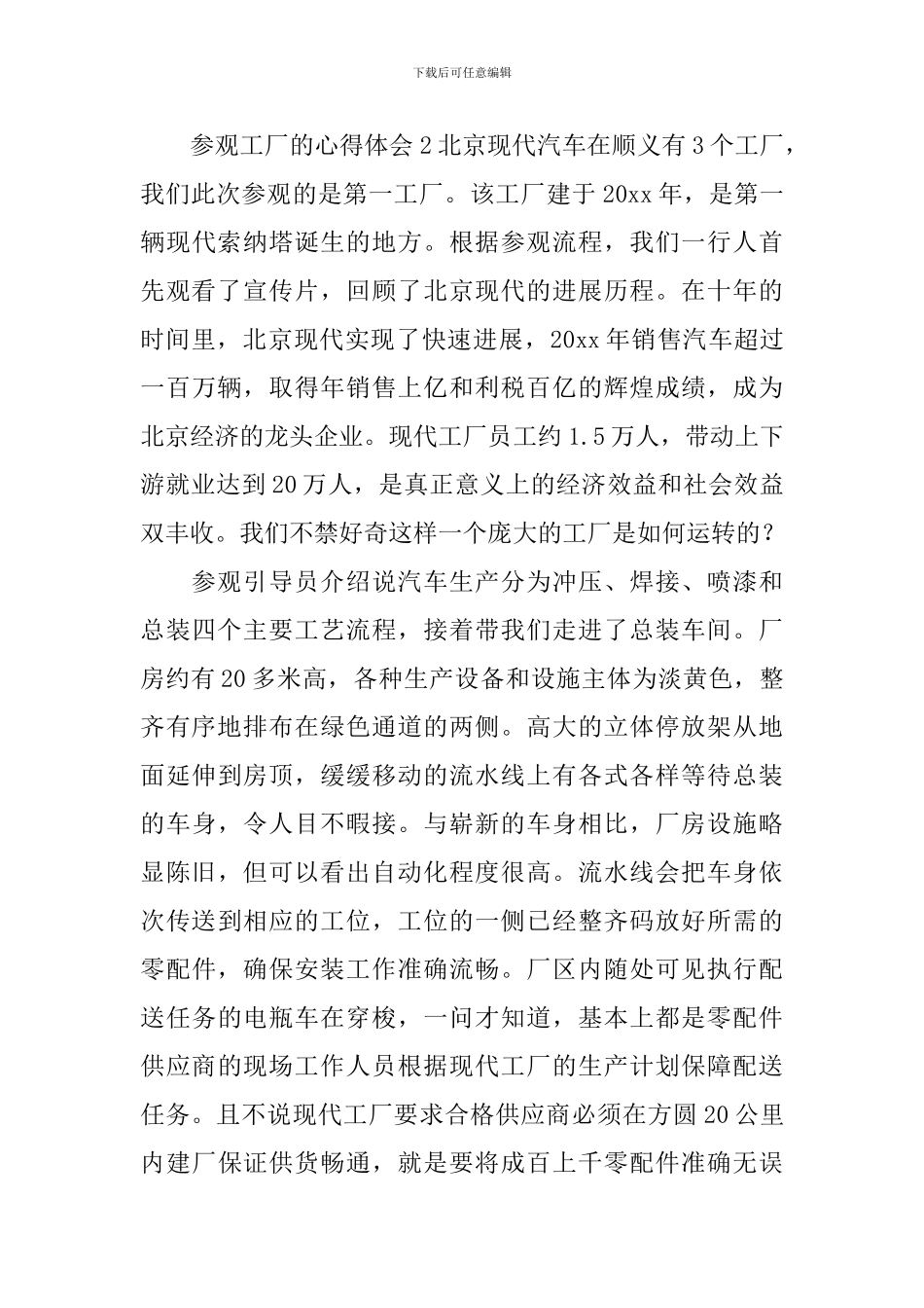 参观工厂的心得体会_第3页