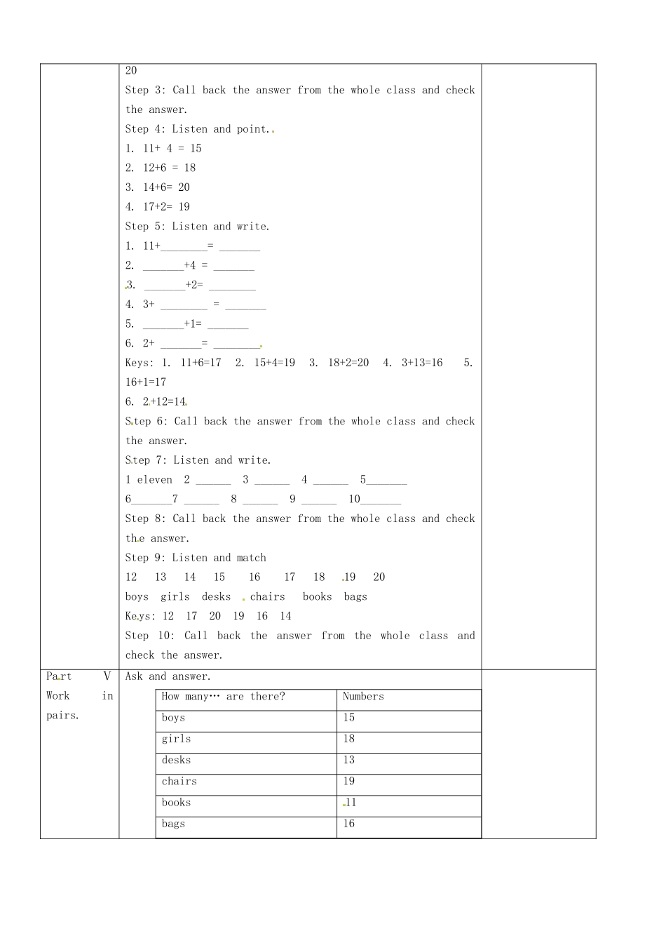 七年级英语上册 Starter Module 2 Unit 3 I’m twelve教案 （新版）外研版-（新版）外研版初中七年级上册英语教案_第2页