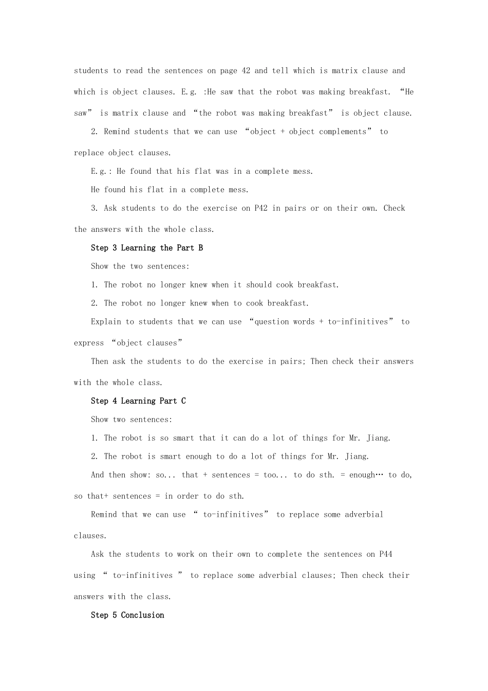 九年级英语下册 Unit 3 Robots Grammar教案 （新版）牛津版-（新版）牛津版初中九年级下册英语教案_第2页