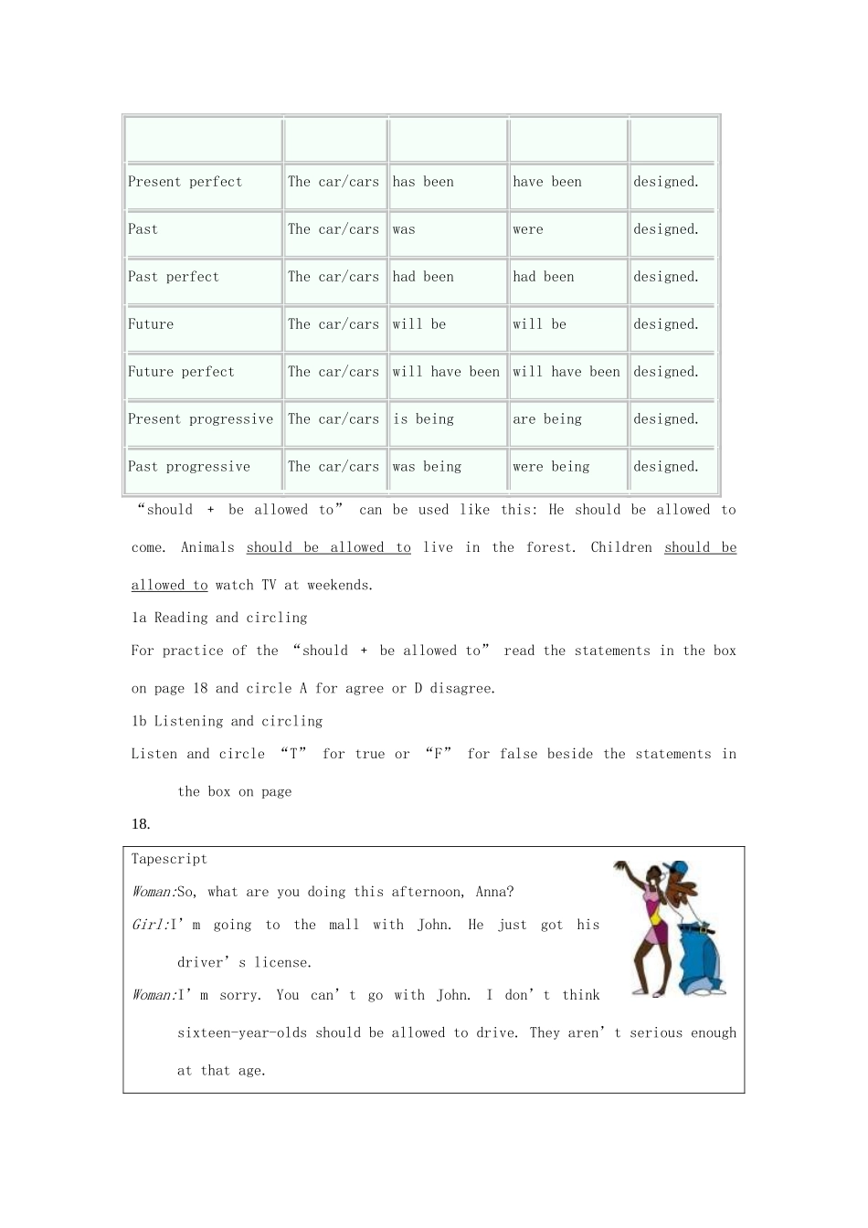 四川省江油市明镜中学九年级英语 《Unit 3 Teenagers should be allowed to choose their own clothes》教案 人教新目标版_第2页