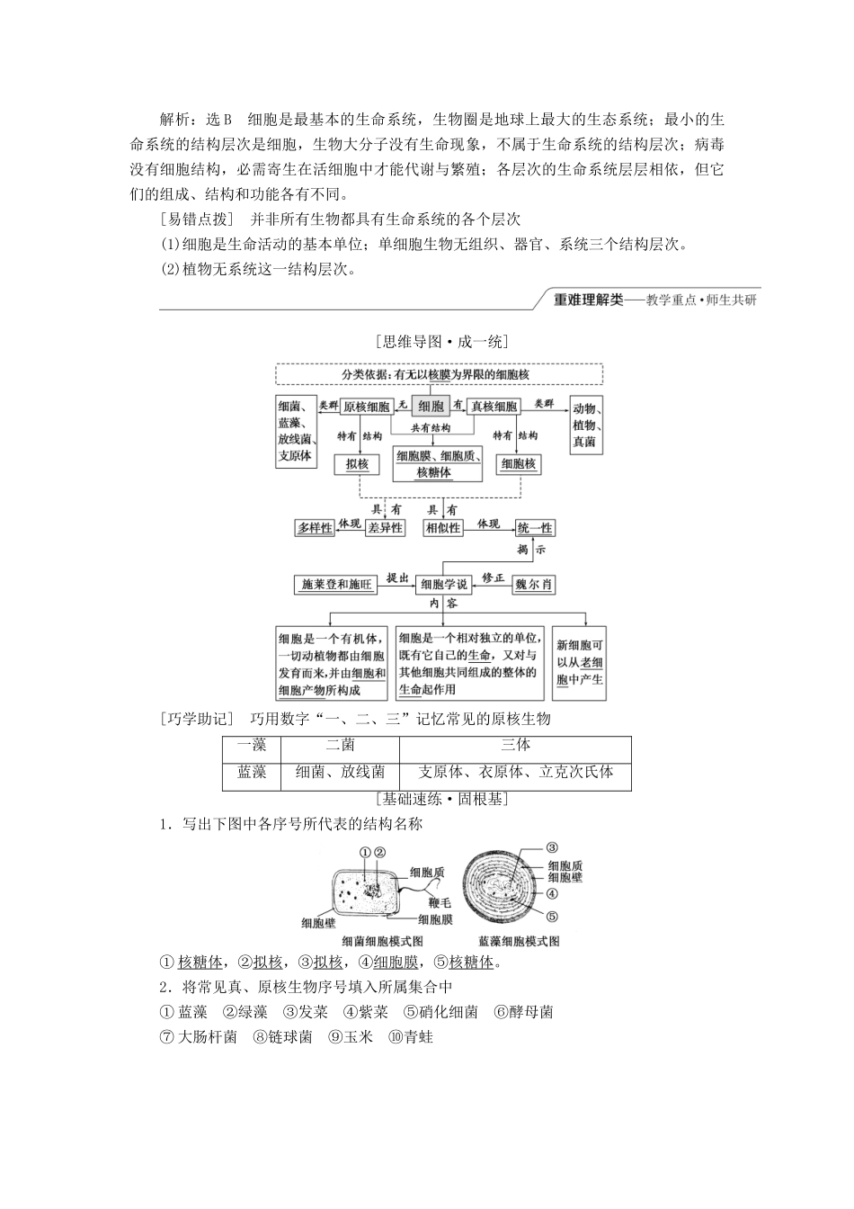 （江苏专版）高考生物一轮复习 第一单元 动物和人体生命活动的调节学案 必修3-人教版高三必修3生物学案_第3页