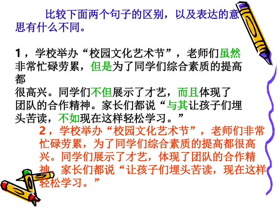 小学语文关联词教学与总复习_第2页