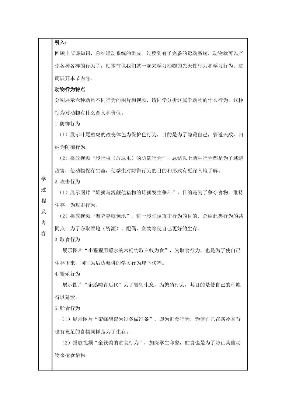 动物的先天性行为和学习行为5_第2页