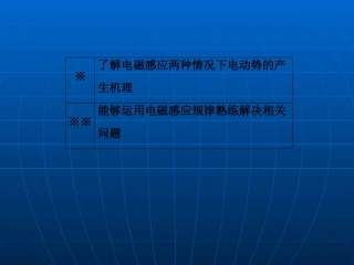 电磁感应现象