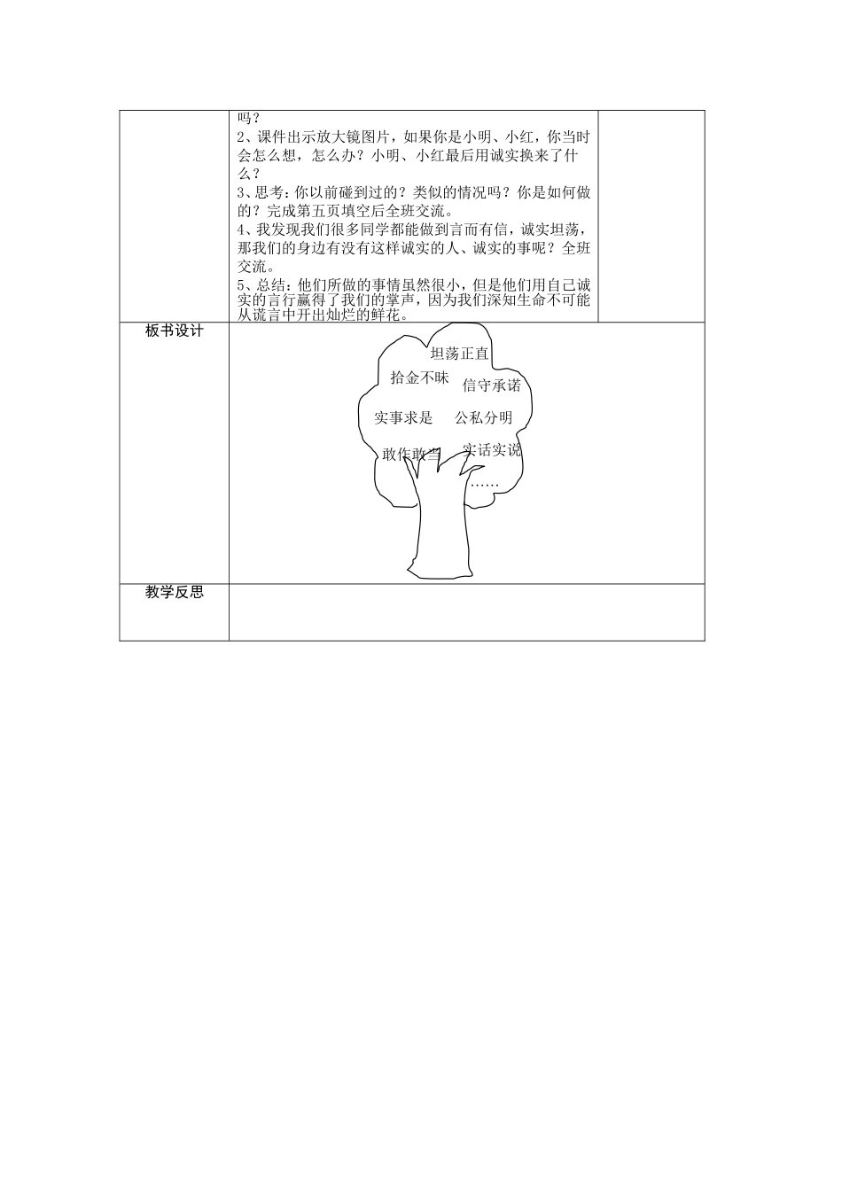 《诚实是金》第一课时教学设计_第3页