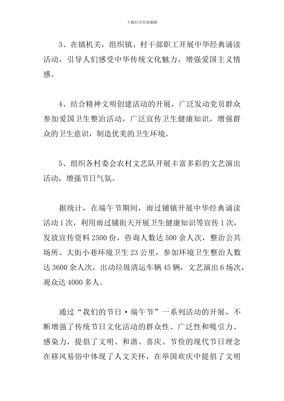 2024开展端午节主题活动心得_第3页