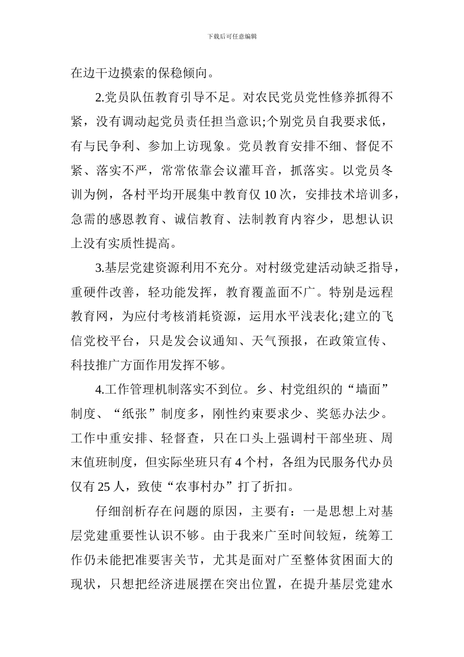 村支部党建工作年度总结_第3页