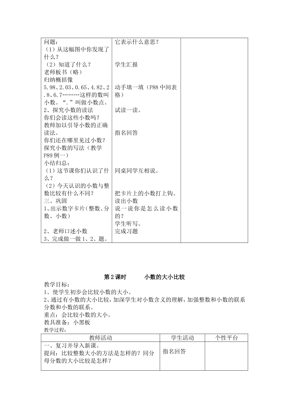 第七单元小数的加减法_第2页