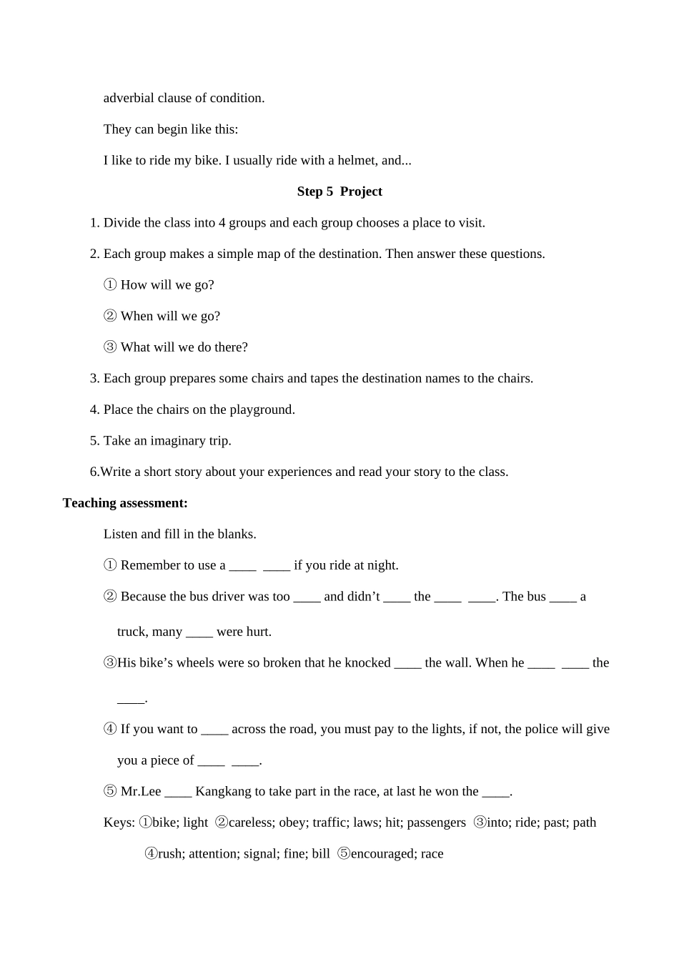 八年级英语Unit 6 Topic 3  Section D 教案 2湘教版_第2页