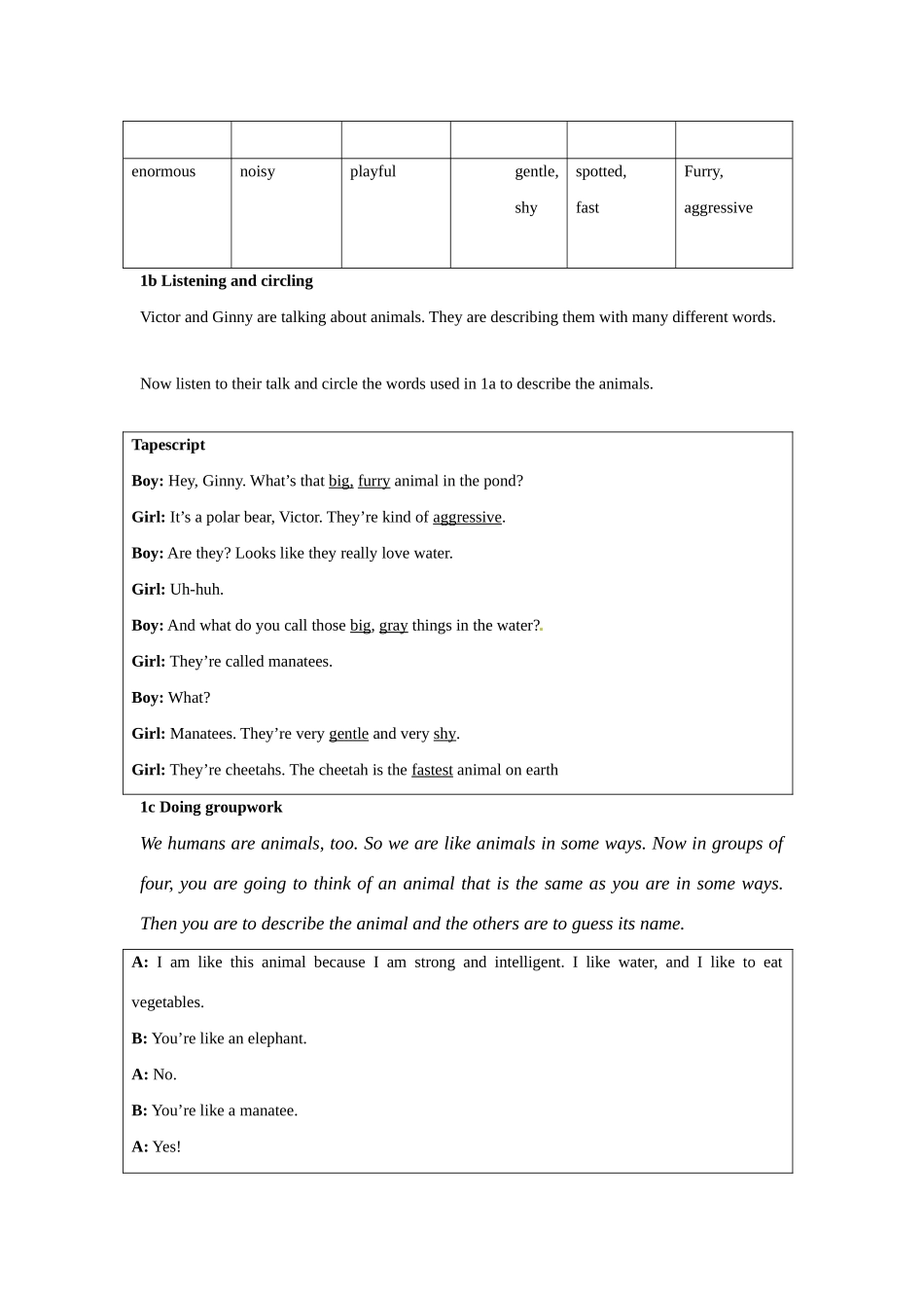 九年级英语：Unit 3 We’re trying to save the manatees（教案7）鲁教版_第2页