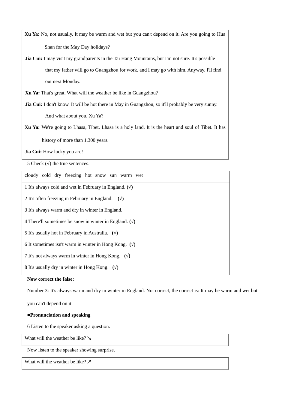外研社八年级英语Module 11 Unit 1_第3页