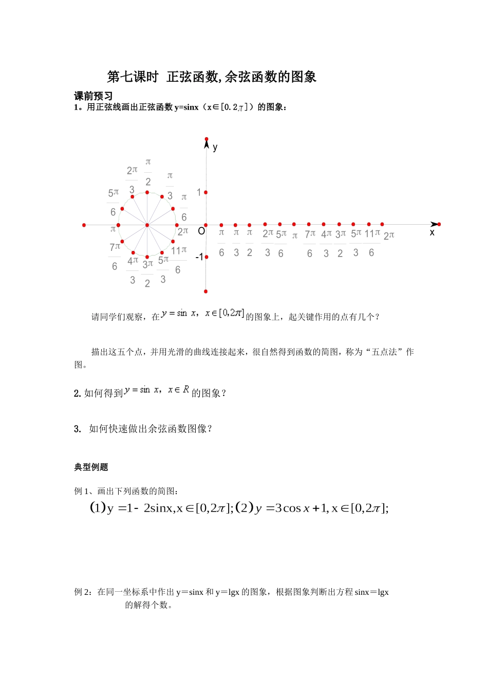 第七课时正弦函数_第1页