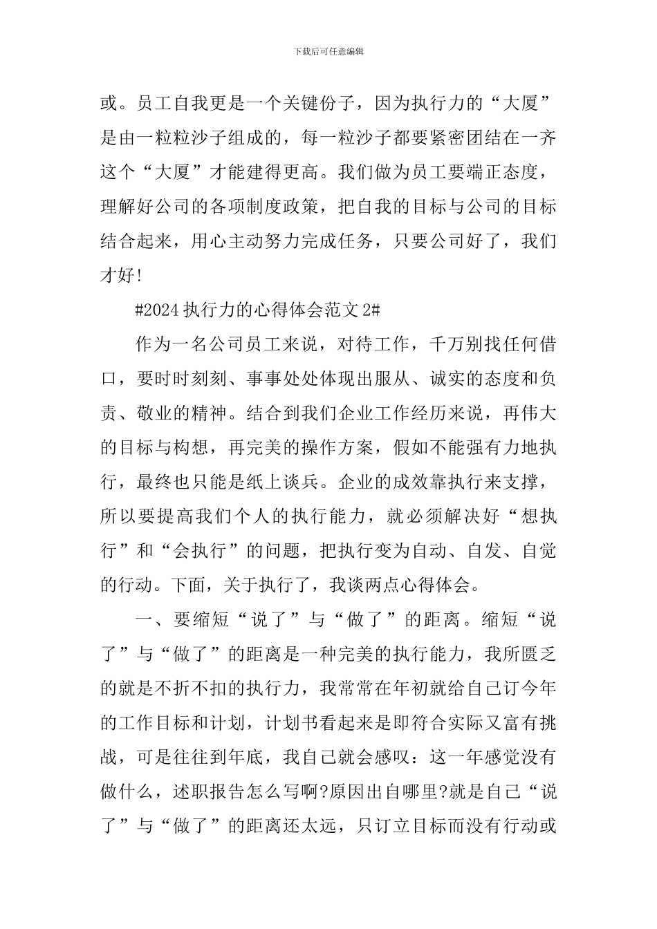 2024执行力的心得体会_第3页