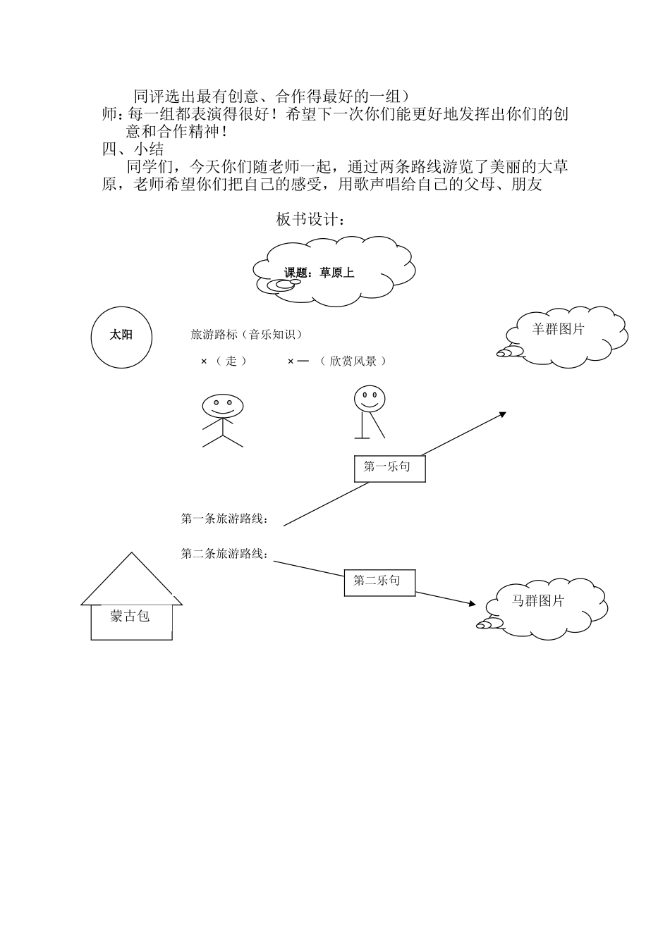 《草原上》教学设计_第3页