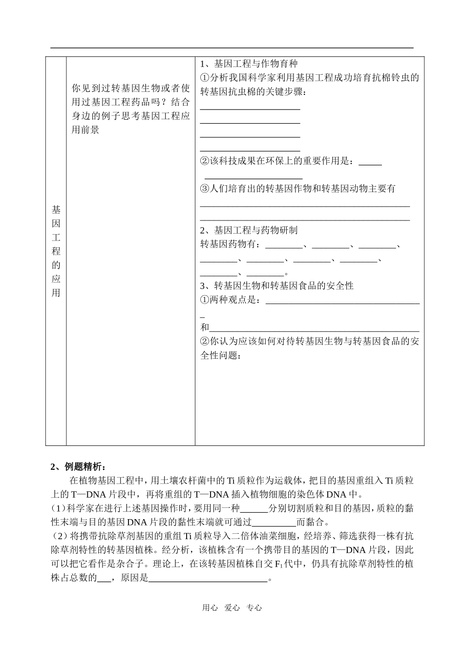 第18课时第六章第2节基因工程及其应用_第2页