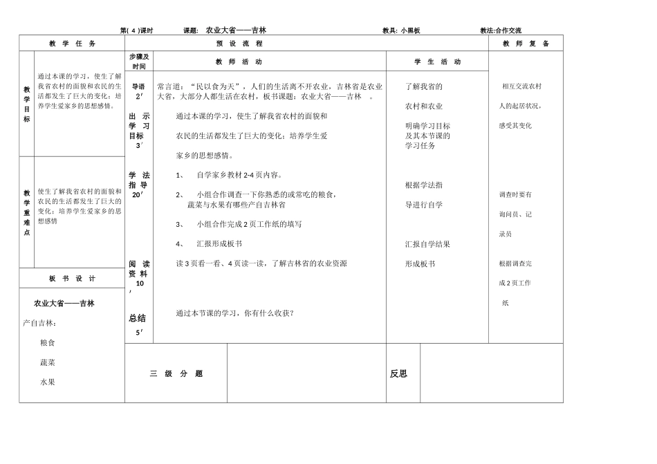 家乡农业大省——吉林_第1页