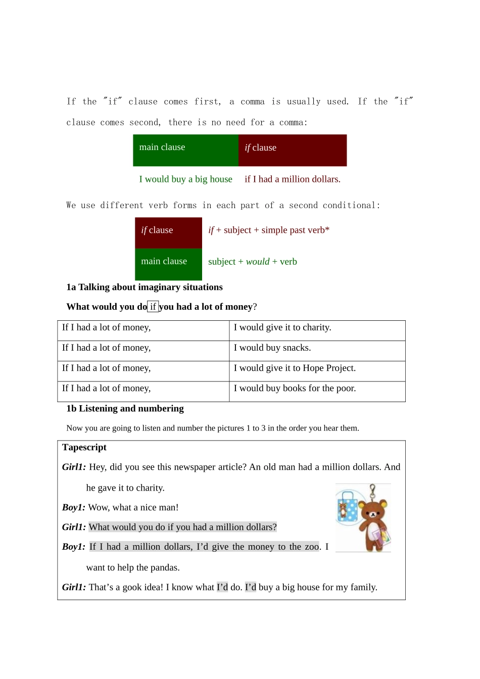 Unit 4 What would you do教案_第2页
