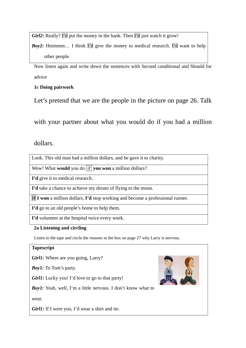 Unit 4 What would you do教案_第3页