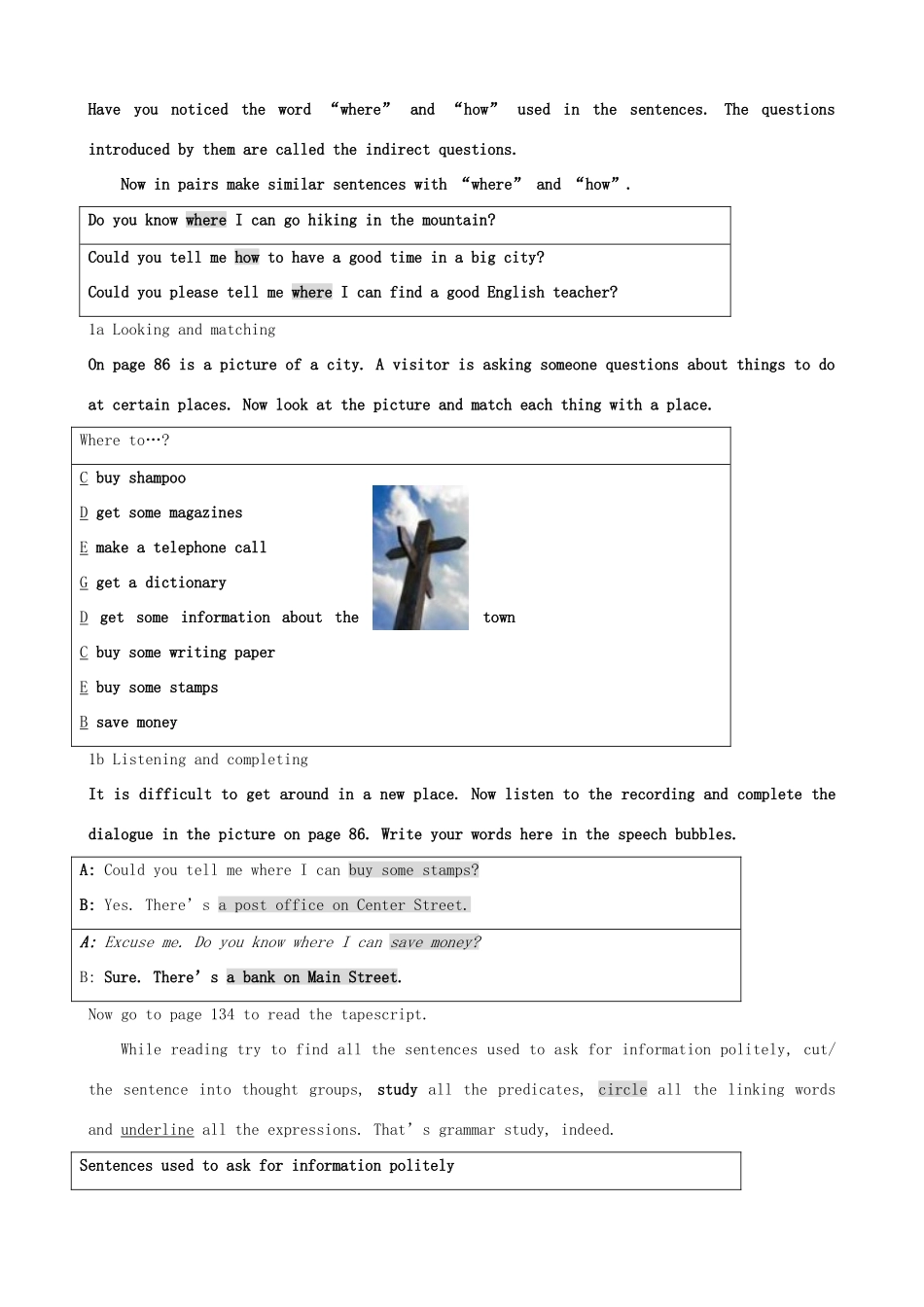 九年级英语全册 Unit 11 Could you please tell me where the restrooms教案 人教新目标版_第2页