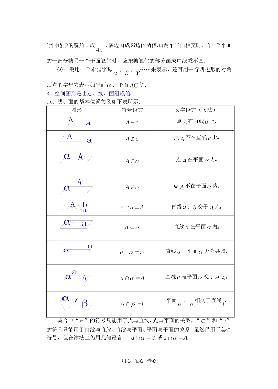 高三数学下9.1平面的基本性质2教案_第2页