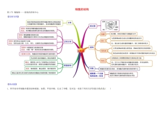 高中生物 1 3.3 细胞核 系统的控制中心教材图解学案 新人教版必修1-新人教版高一必修1生物学案