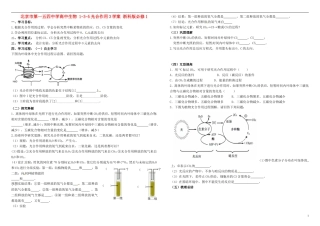 北京市第一五四中学高中生物 1-3-5光合作用3学案 浙科版必修1
