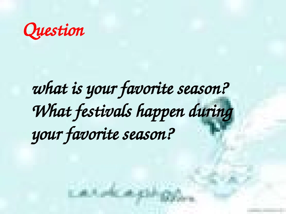 高一英语festival课件_第2页