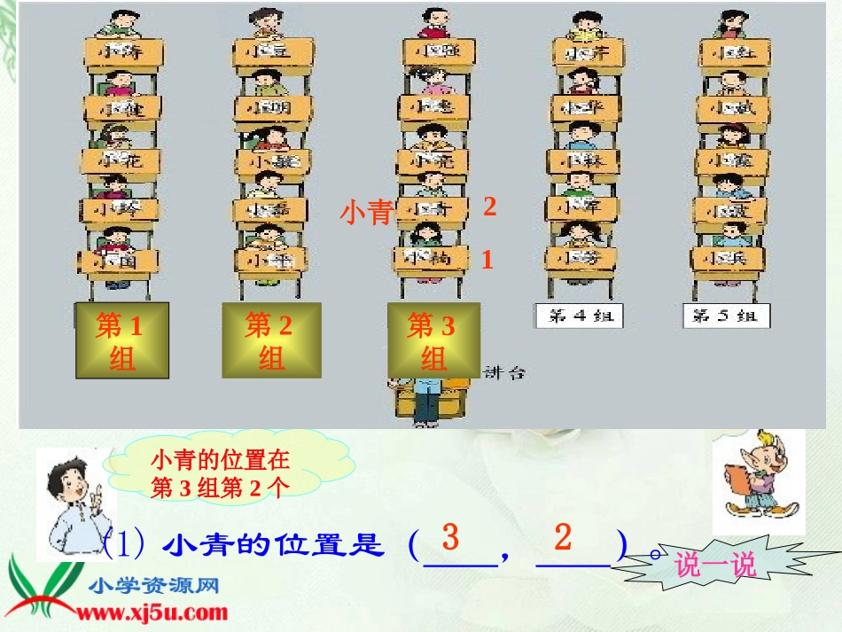 北师大版数学四年级上册《确定位置(一)》课件_第2页