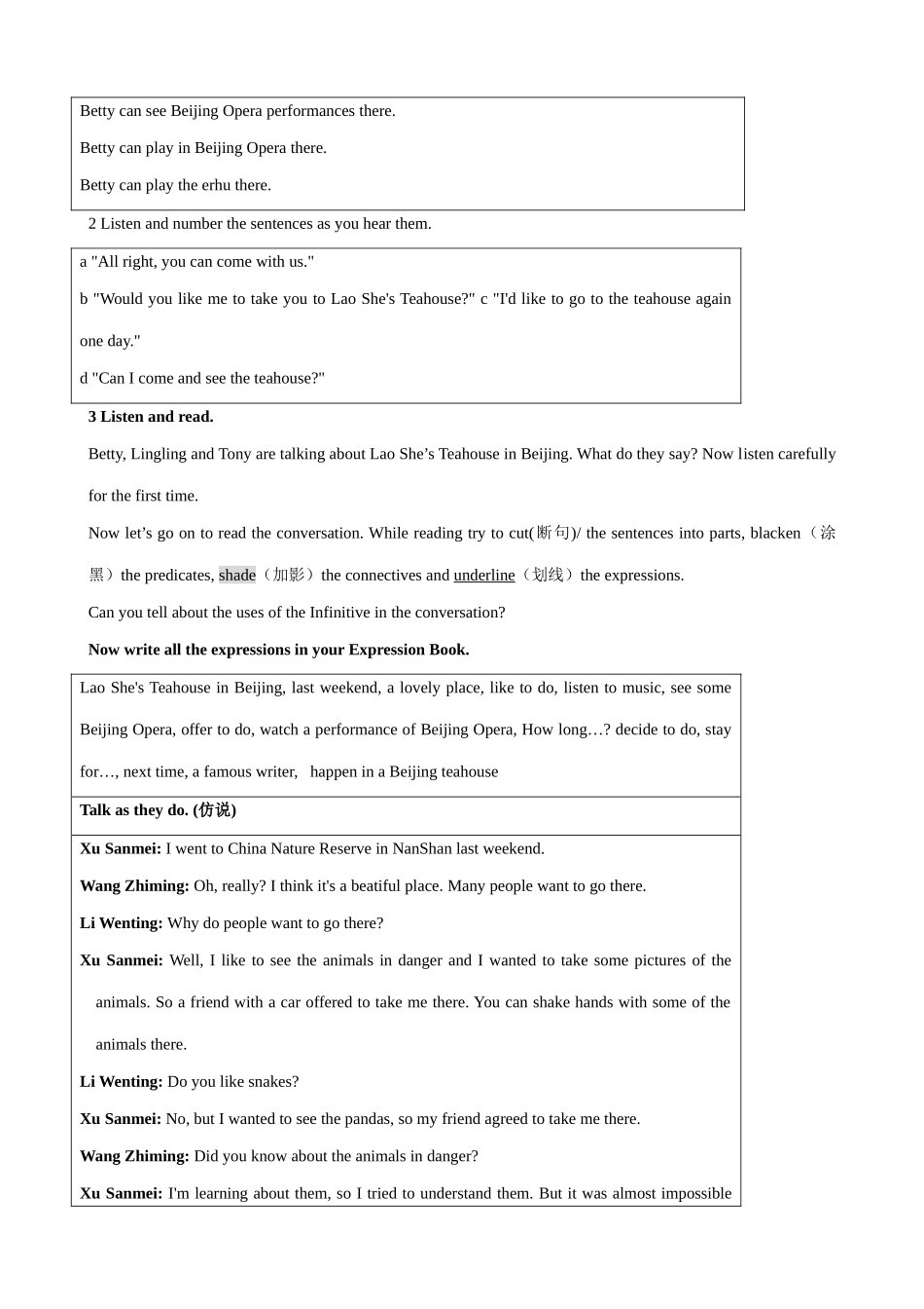 外研社八年级英语Module 10 Unit 1_第2页