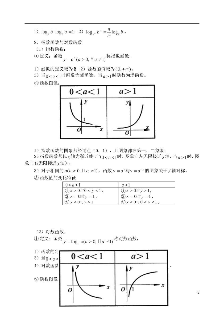 高三数学第一轮复习第04讲 基本初等函数教案_第3页