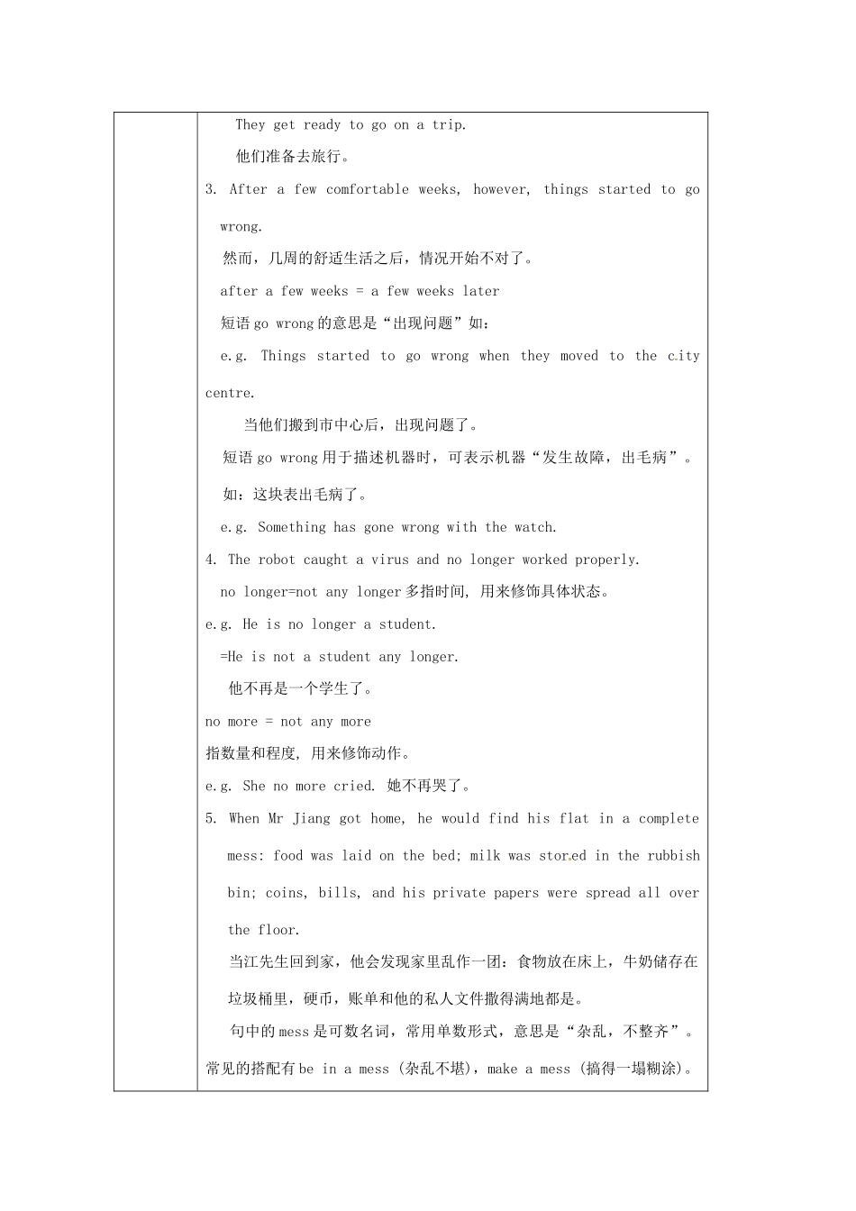 九年级英语下册 Unit 3 Robot Reading 2教案 （新版）牛津版-（新版）牛津版初中九年级下册英语教案_第3页