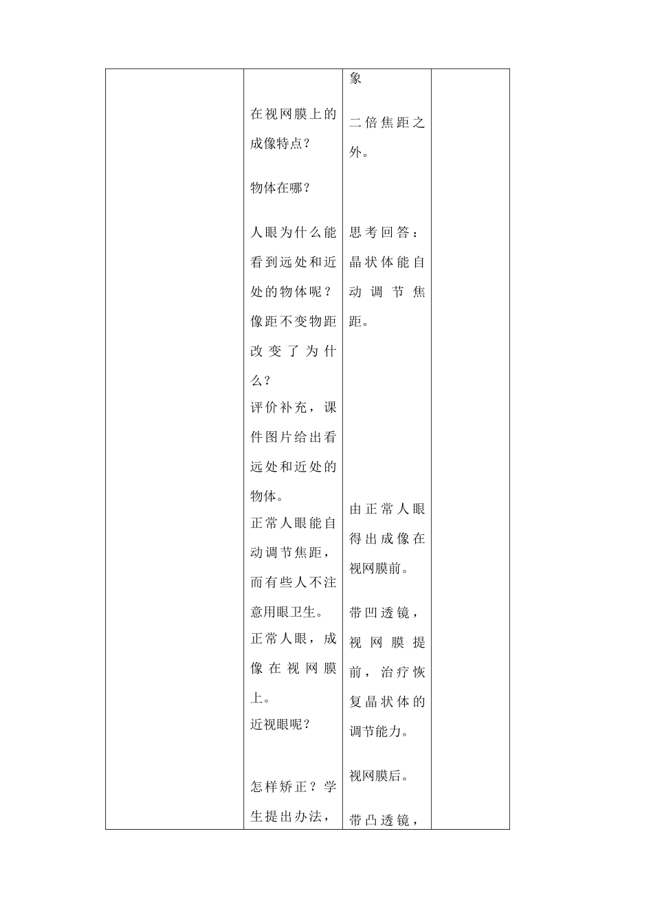 八年级物理沪科版眼睛与视力矫正_第2页