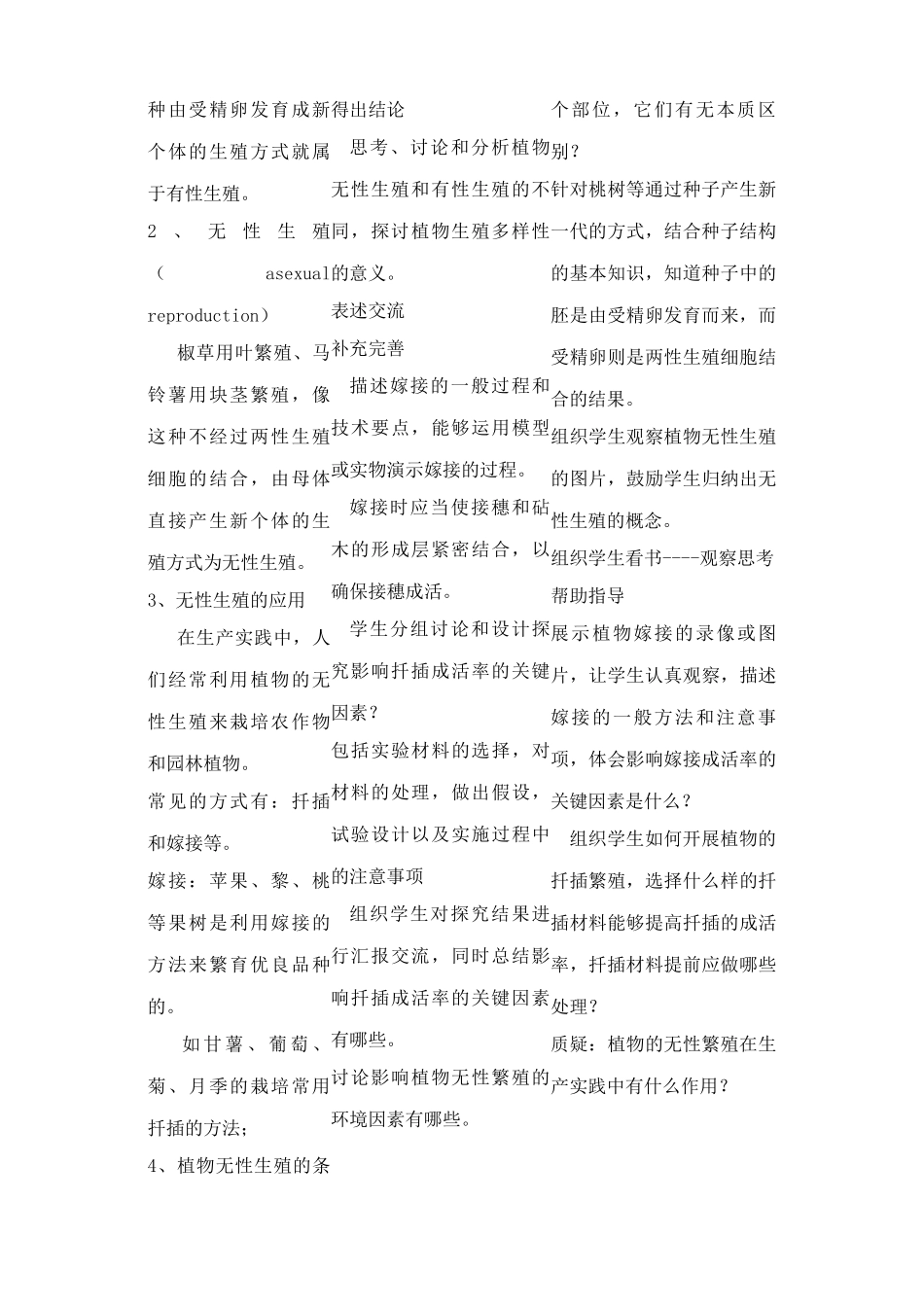 八年级生物新课标人教版植物的生殖2_第2页