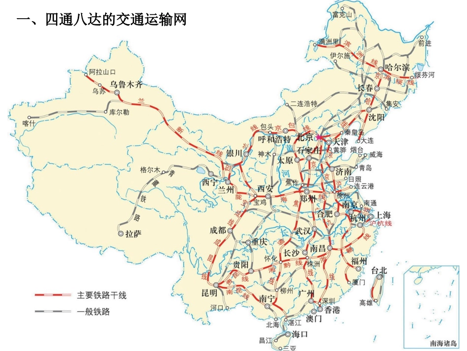 八年级地理下交通运输业课件_第2页