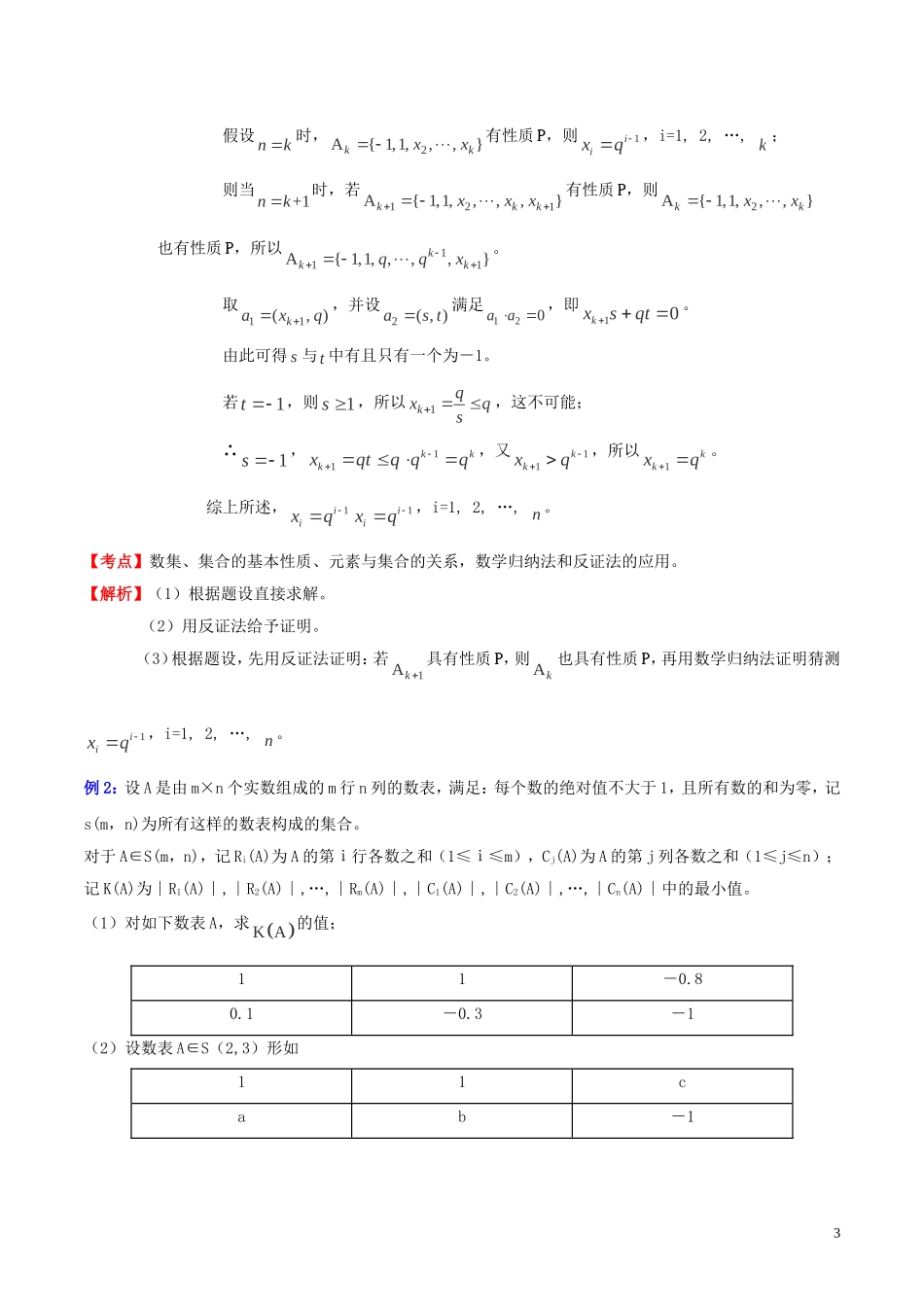 高三数学 名校尖子生培优大专题 数学解题方法之反证法和数学归纳法探讨教案 新人教A版-新人教A版高三全册数学教案_第3页