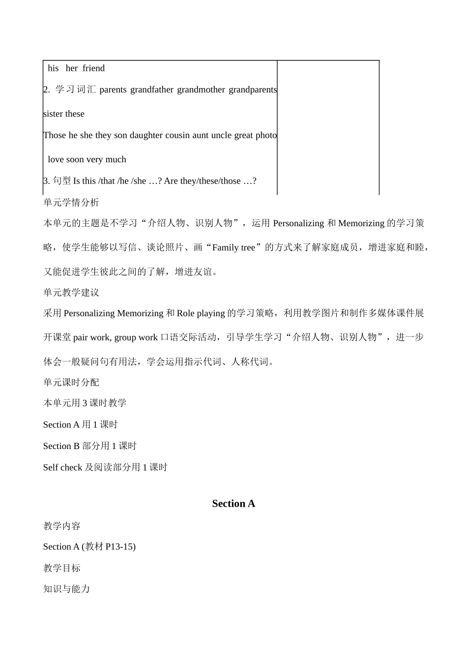 七年级英语 Unit 3 This is my sister_第2页