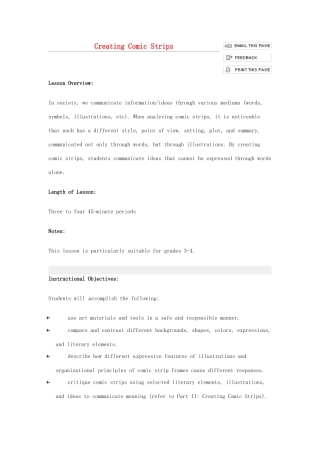 九年级英语上册 Chapter 6 comic strip教案1 牛津沈阳版-牛津沈阳版初中九年级上册英语教案