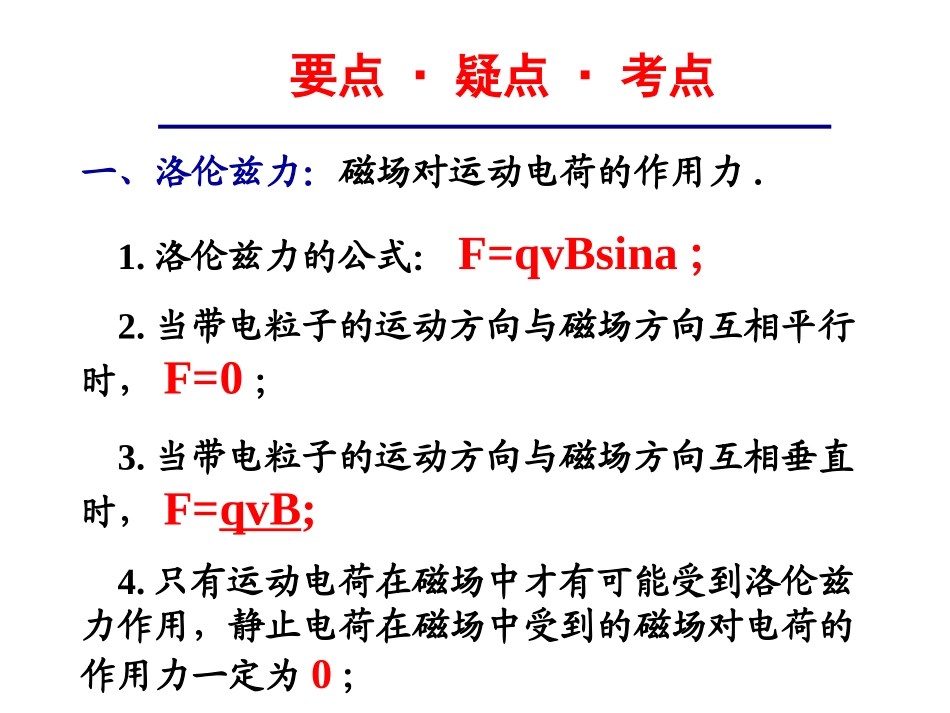 磁场对运动电荷的作用力复习_第2页