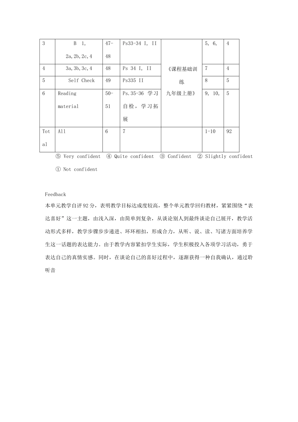 九年级英语 Grade9 Unit6 I like music that i can dance to.六课时教案 人教新目标版_第2页