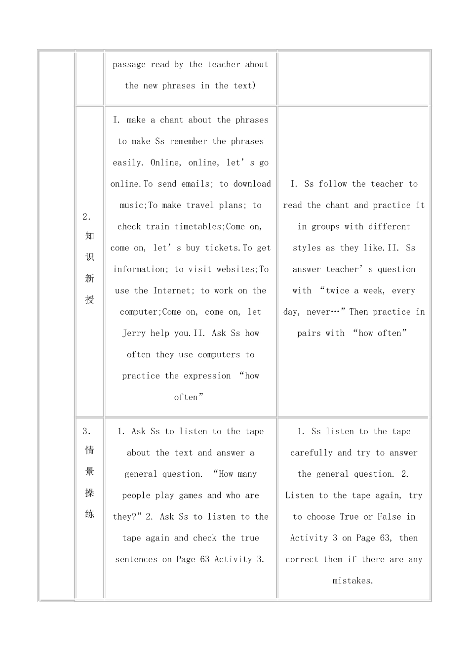 外研版(衔接版)七年级英语上册Unit 2 How often do you use a computer_第2页